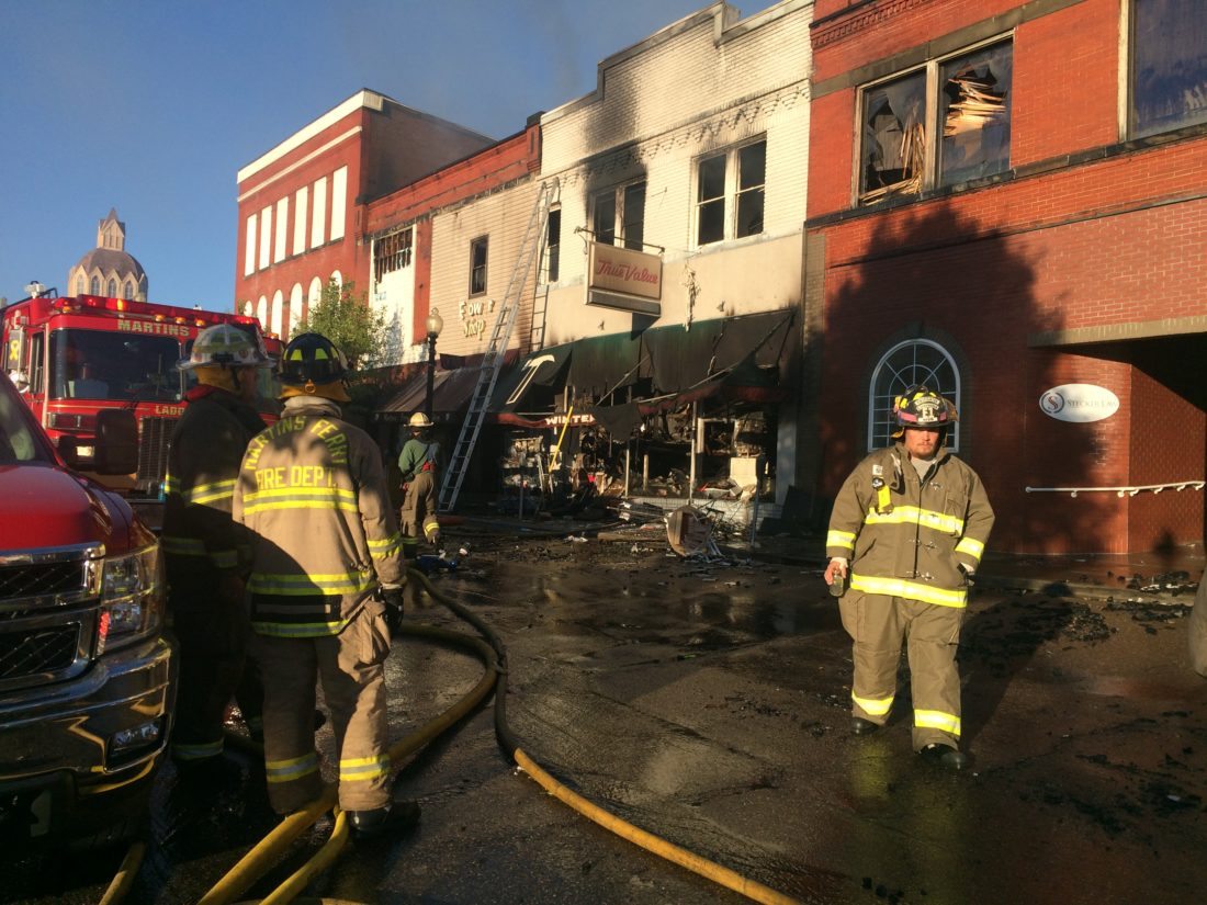 Fire damages businesses in downtown Martins Ferry News, Sports, Jobs
